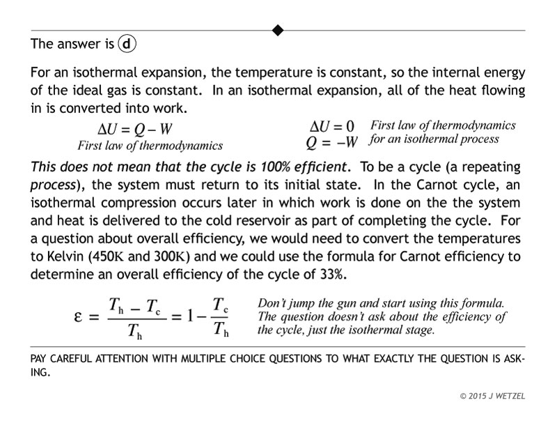 Boyle's law - at constant temperature, the pressure and the volume are inversely proportional