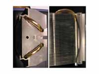 The heat sink with heat pipe. By Audrius Meskauskas.